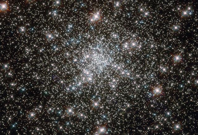 Young Stars at Home in Ancient Cluster